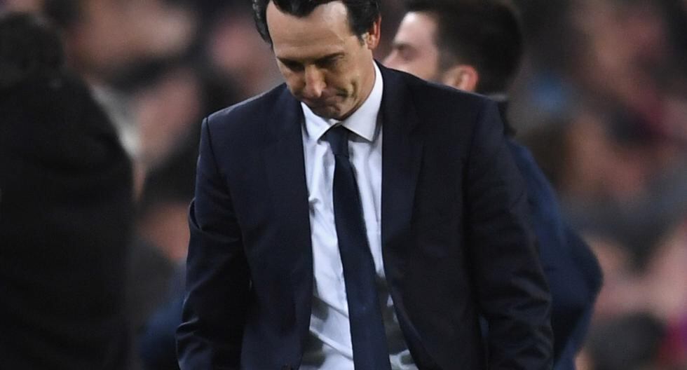Unai Emery culpó al arbitraje de la eliminación del PSG de la Champions League. (Foto: Getty Images)