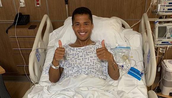Giovani dos Santos sufrió una lesión tras la dura entrada del 'Pollo' Briseño. (Foto: Instagram / oficialgio)