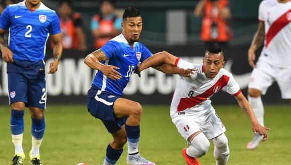 Por segunda vez en el ciclo de Ricardo Gareca, Perú enfrentará a Estados Unidos en territorio norteamericano. La última vez, la Blanquirroja cayó 2-1. El gol nacional lo hizo Daniel Chávez. (Foto: AFP)