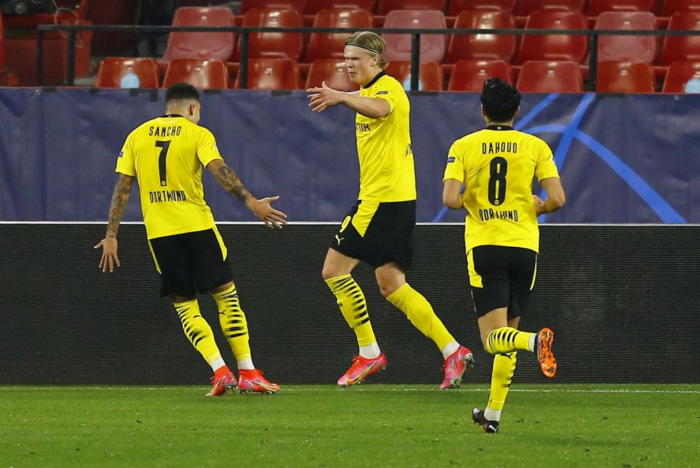 Sevilla recibió al Borussia Dortmund por la ida de los octavos de final de la Champions League