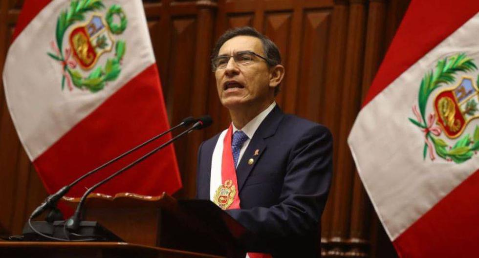 Martín Vizcarra hizo el anuncio en la parte final del tradicional Mensaje a la Nación ante el pleno del Congreso por el aniversario de la Independencia de Perú. (Foto: EFE)