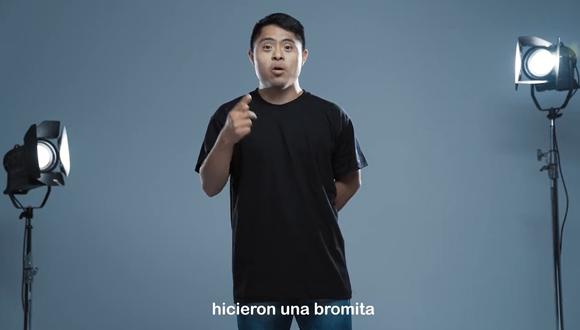 "Promovamos una sociedad en la que nos valoremos y respetemos”, se lee en el mensaje que acompaña al video de la Sociedad Peruana de Síndrome de Down. (Foto: Video Twitter @SPSindromeDown)