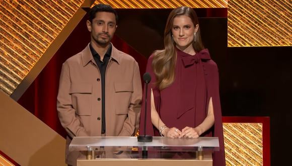 Los actores Riz Ahmed y Allison Williams anunciaron a los nominados al Oscar 2023