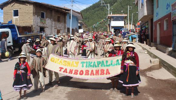Este domingo inició la celebración de Carnaval Tikapallas, en Apurímac. (Foto: Cortesía)