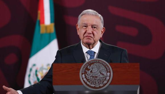 El presidente de México, Andrés Manuel López Obrador, habla durante una rueda de prensa en el Palacio Nacional, en Ciudad de México (México) | Foto: EFE/ Sáshenka Gutiérrez