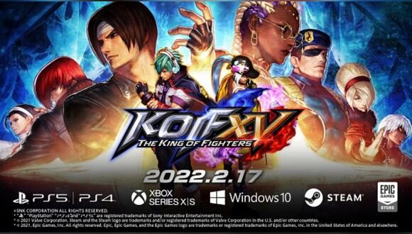 KOF XV saldrá a la venta el 17 de febrero de 2022  en PC, Xbox y PlayStation. | Crédito: SNK / Difusión