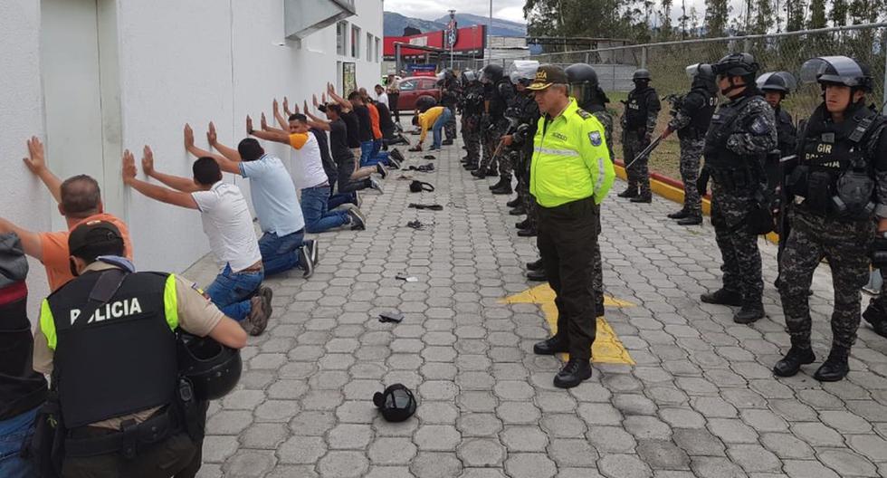 Ecuador asegura que detuvo a venezolanos con información sobre el presidente Lenín Moreno. (Foto: Twitter - María Paula Romo).