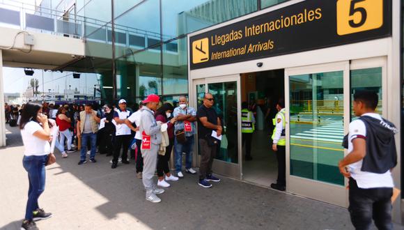 Aeropuerto Internacional Jorge Chávez de Lima opera sin contratiempos. (Foto: Hugo Curotto/ @photo.gec)