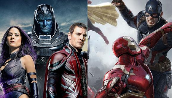 "X Men" y "Avengers" nacieron en cómics de Marvel, pero sus derechos para cine son de empresas distintas. Eso cambiaría pronto. (Imágenes: FOX/ Disney)