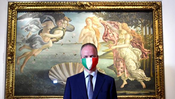 Un estricto distanciamiento social y el uso obligatorio de mascarillas están en vigor en los museos y galerías de Italia. (Reuters).