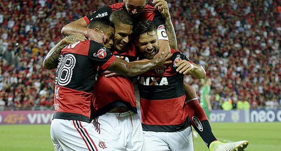 Paolo Guerrero anotó su primer gol con el Flamengo tras su reaparición. (Foto: Getty Images)