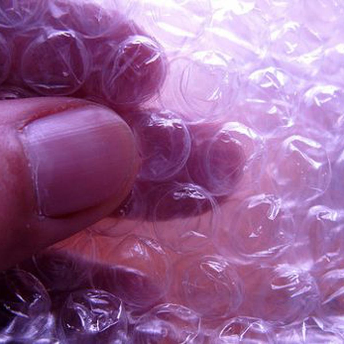 Ya no se podrán explotar las burbujas del plástico de embalaje