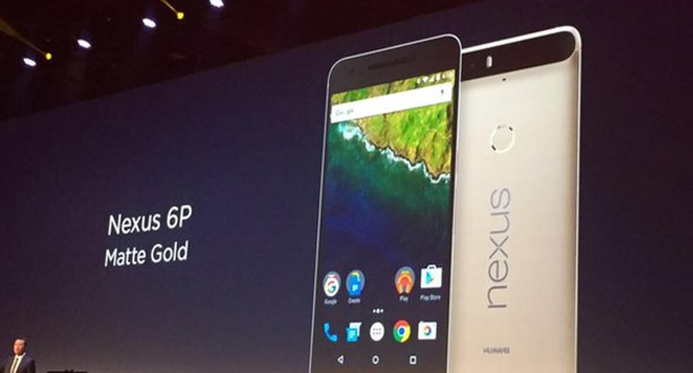 Huawei presentó la versión dorada del Nexus 6P. (Foto: Twitter / @IngMorrison)