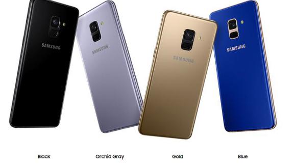 Gama de colores del Samsung Galaxy A8. (Foto: Samsung)