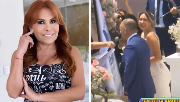 Magaly Medina criticó duramente la boda de Tilsa Lozano y Jackson Mora. (Foto: Instagram / captura ATV)