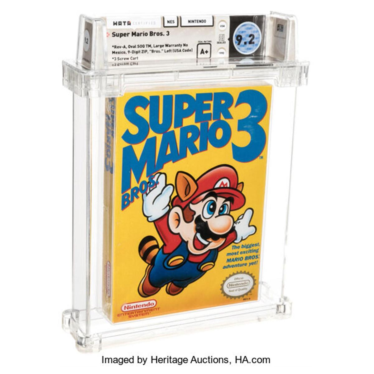 conciencia Despedida importar Una primera versión sellada de Super Mario Bros. 3 para NES se convierte en  el videojuego más caro del mundo | TECNOLOGIA | EL COMERCIO PERÚ