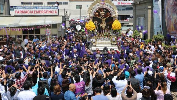 Señor de los Milagros: Revisa la agenda procesional para los días 18 y 19 de octubre, y la visita a diversos hospitales nacionales de la ciudad de Lima. (Foto: gob.pe)