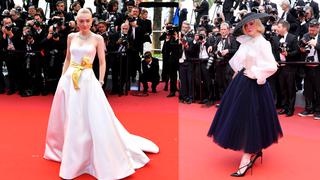 Duelo 'fashion' en Cannes: los vestidos de Elle y Dakota Fanning