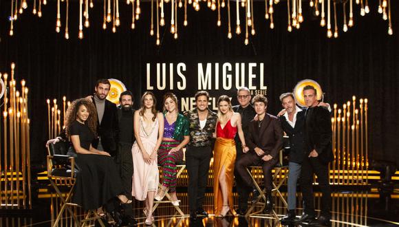 Algunos de los protagonistas de todas las temporadas de "Luis Miguel: la serie"  celebraron el final de la ficción de Netflix la cual se estrenó completa el 28 de octubre. (Foto: Netflix)