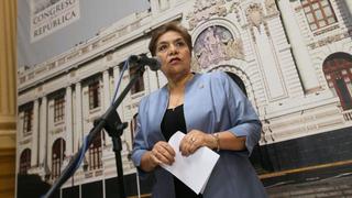 Luz Salgado: Congreso invitó a contraloría por la transparencia