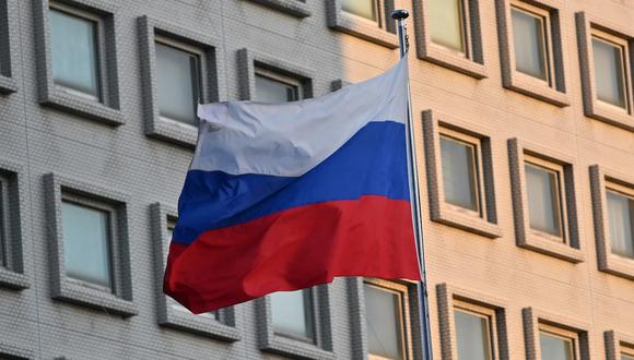 Esta imagen muestra la bandera nacional de Rusia . (Foto de archivo:  Kazuhiro NOGI / AFP)