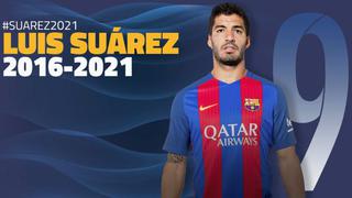 Barcelona: Luis Suárez renovó con el club catalán hasta 2021