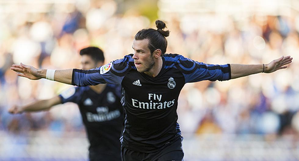 Gareth Bale fue el autor del primer gol del Real Madrid en la presente temporada de LaLiga Santander. Fue en el 1-0 ante Real Sociedad en Anoeta. (Foto: Getty Images)