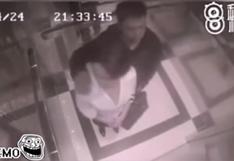 YouTube: mujer da la paliza de su vida a un acosador en ascensor