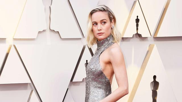 Brie Larson de "Captain Marvel" se lució en la alfombra roja. (Foto: Agencia).