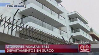 Surco: roban tres departamentos de condominio en Chacarilla