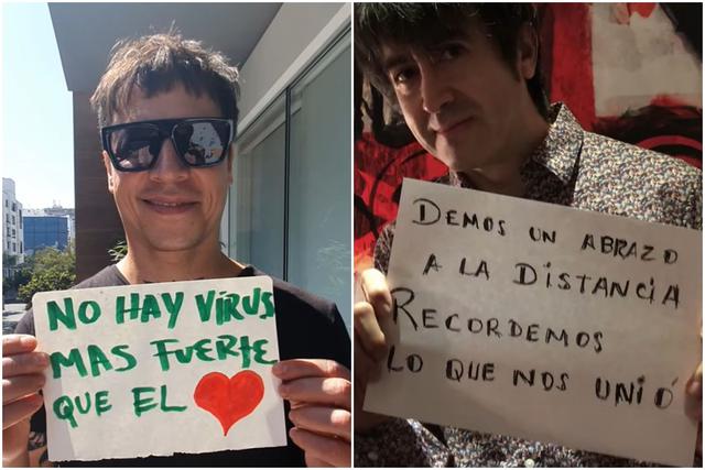 Salim Vera y Toño  Jáuregui aparecen juntos en un videoclip. (Foto: AMÉN Rock Perú)