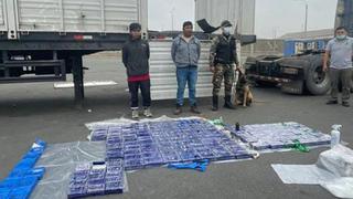 Cañete: decomisan al menos 150 kilos de cocaína oculta en el falso techo de un camión que se dirigía a Ica