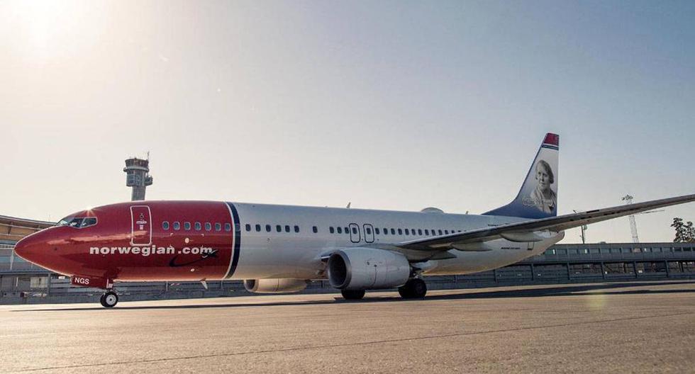 Avión de Norwegian tuvo que aterrizar de emergencia en Roma. (Foto: Twitter @Norwegian)
