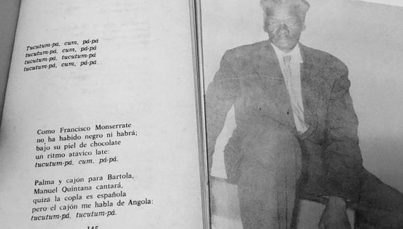 Francisco Monserrate, mítico cajonero peruano.