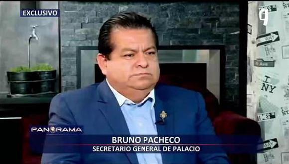También se dio cuenta de una moción que plantea otorgarle facultades para investigar, por 60 días, la presunta intervención de Bruno Pacheco ante la Sunat. (Foto: captura de video)