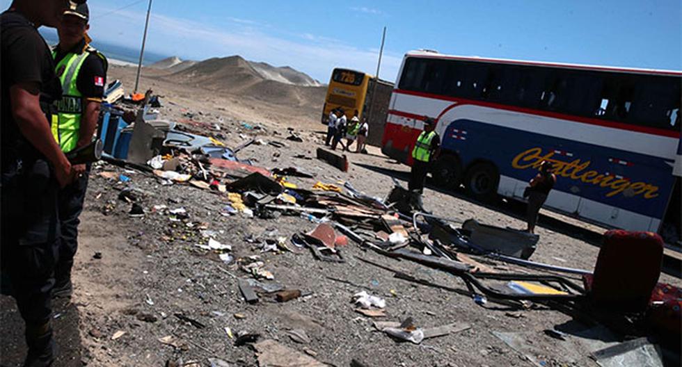Accidente en Huarmey cobró la vida de 37 personas. (Foto: Agencia Andina)