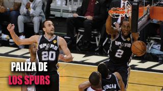 NBA: Los Spurs vencieron a Miami Heat y lideran la serie 3-1