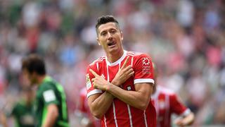 Bayern Múnich derrotó 2-0 a Werder Bremen con doblete de Lewandowski