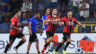Milan triunfó en su visita a Sampdoria por la fecha 1 de la Serie A [RESUMEN y GOL]
