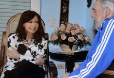 Cristina Fernández tras su encuentro con Fidel Castro: “Fue memorable”