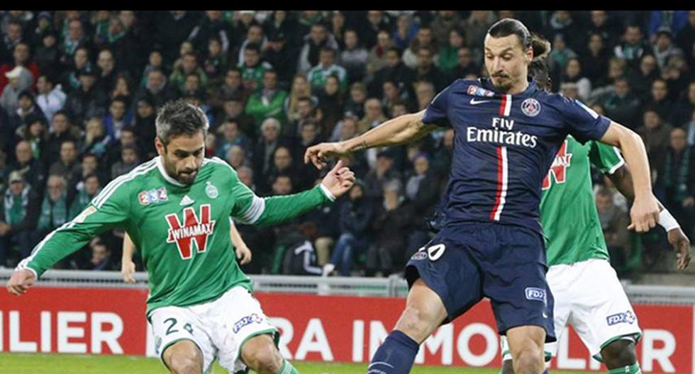 Zlatan Ibrahimovic anotó el único gol del partido. (Foto: PSG)