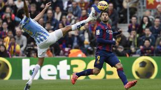 Barcelona perdió 1-0 con Málaga en el Camp Nou por la Liga BBVA