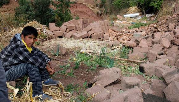 Sismo de 4 grados deja daños materiales en Huancavelica