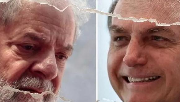 Lula y Bolsonaro están primero y segundo respectivamente en las encuestas de intención de voto en Brasil. (ABR/AFP).