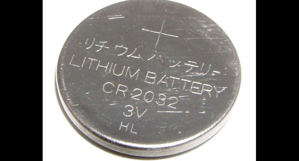 Bateria de litio. (Foto: Wikimedia)