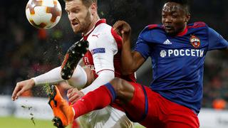 Arsenal empató 2-2 con CSKA Moscú y avanzó a semifinales de Europa League