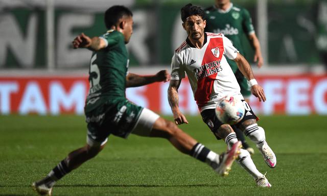 River y Sarmiento se enfrentaron en Junín por la novena jornada de la Liga Profesional Argentina. | Foto: River Plate