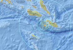 Terremoto de 6,9 grados de magnitud vuelve a sacudir Islas Salomón