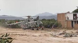 La Libertad: Ejército peruano evacúa a más de 20 personas en Virú por inundaciones