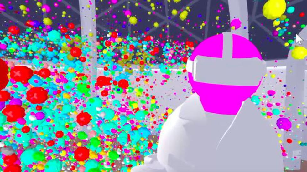 El avatar de un científico puede explorar un tumor dentro de la realidad virtual.